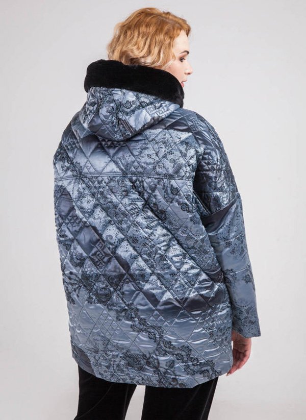 Большие размеры зимних курток женской одежды—СПБ