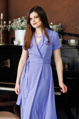 Платье 172380 фиолетовый